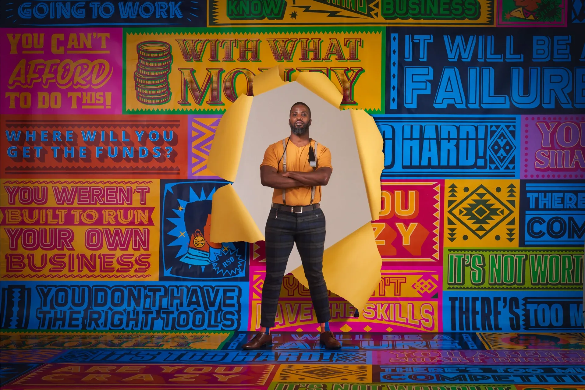 Motivation commercial campaign artwork