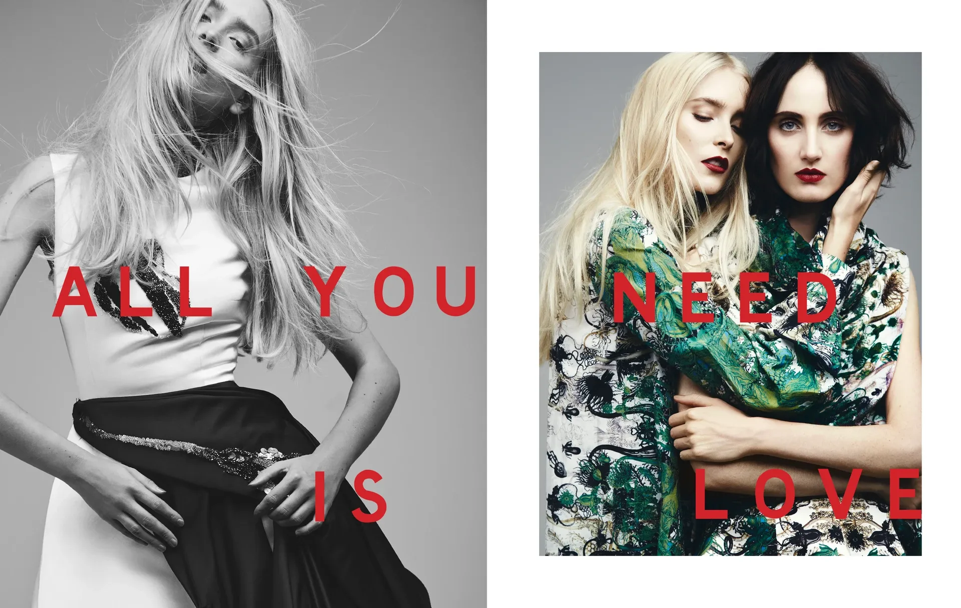 Need Love editorial fashion artwork